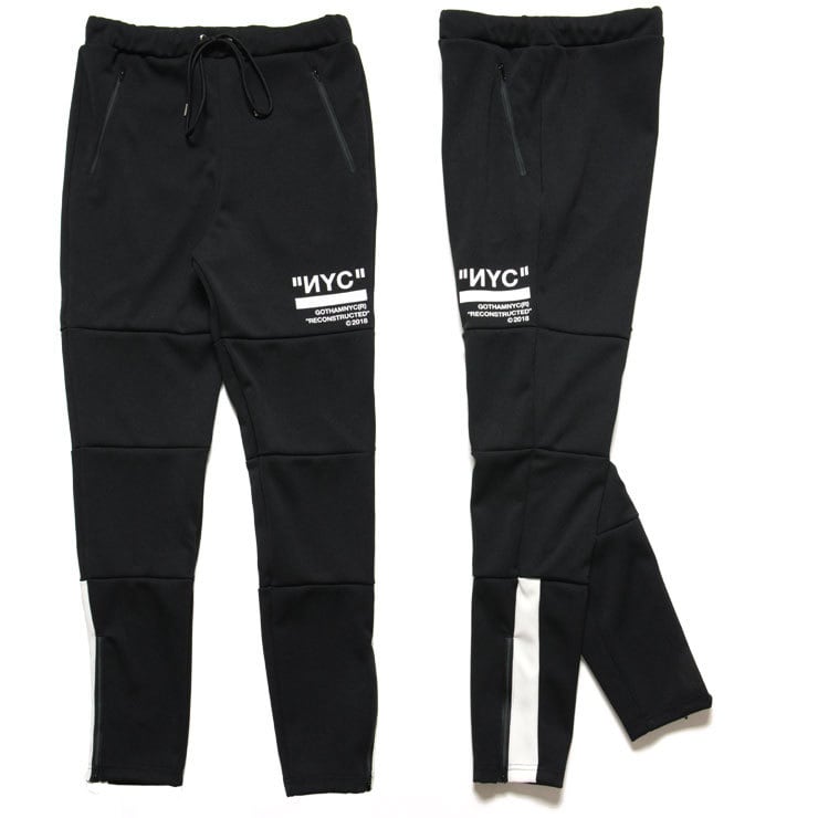GOTHAM NYC-Skinny jersey pants(3 COLOR BLACK/WHITE/PURPLE) | VETEMENTS