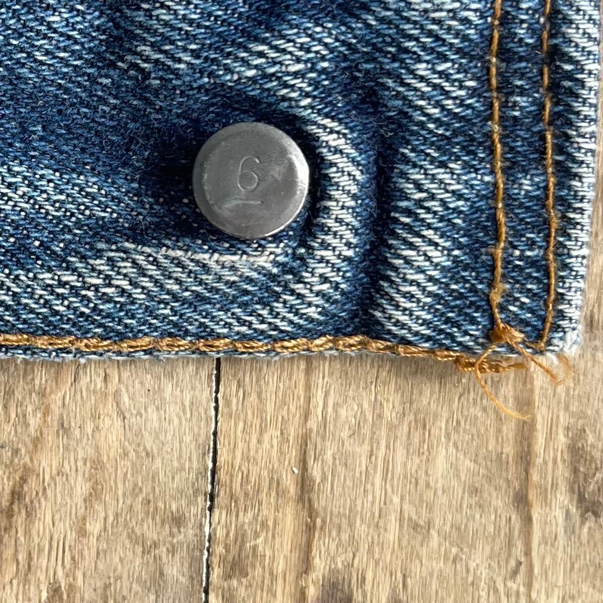 73' Levi's 501 66前期 赤耳 BORO 実寸【W27 L27】 | LITTLE GO
