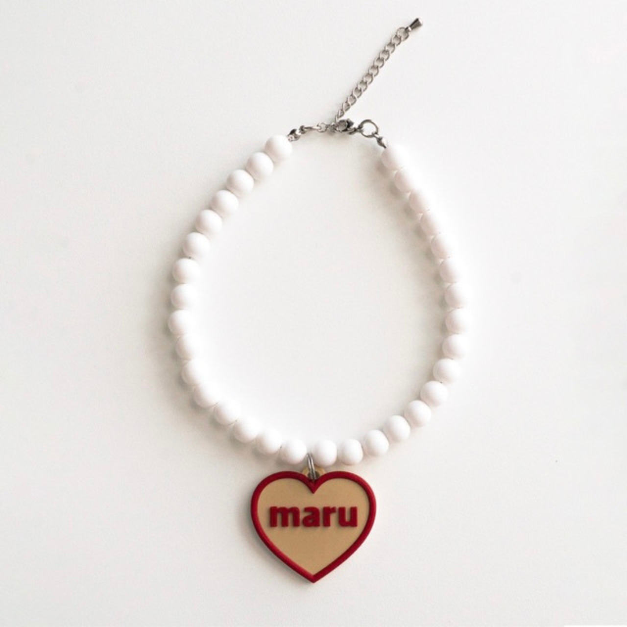 【予約】[ Snugroo ] Pet Necklace Beads｜Raspberry Cookie - 1
