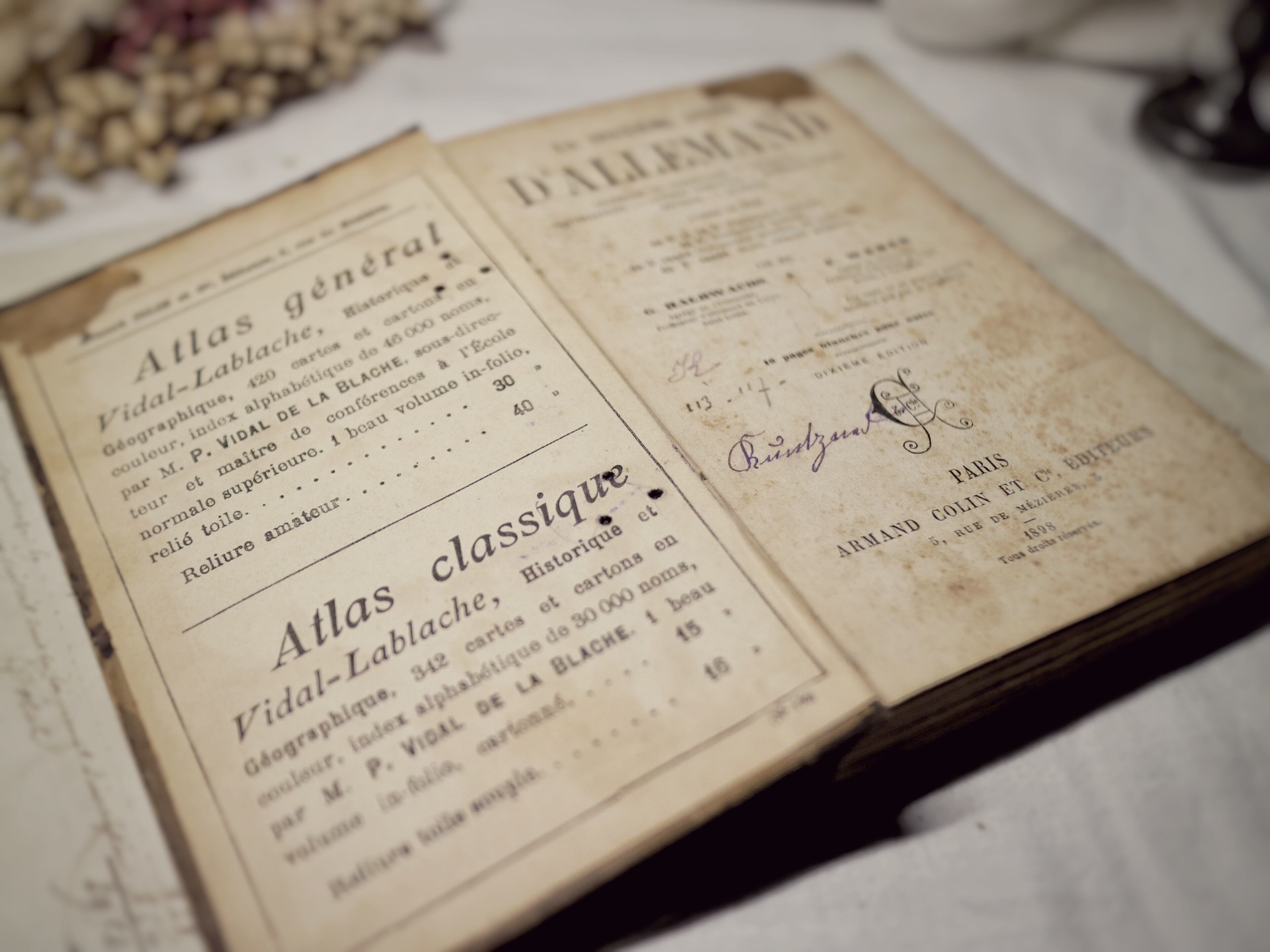 □１９４１年□ドイツ語版□１８cm◇ ◇ 1898年ドイツ語の教科書 | L'engageantes