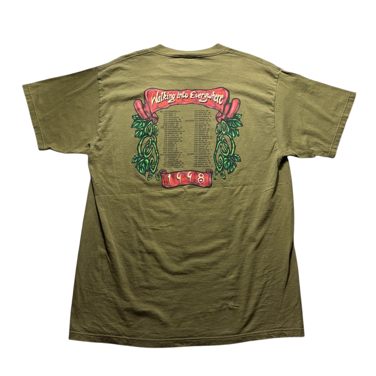 vintage 1998’s PAGE & PLANT music tee “Walking into Clarksdale”