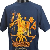 【AEROSMITH】エアロスミス "JUST PUSH PLAY WORLD TOUR 2002" 00's Y2K USA製 Vintage Tシャツ
