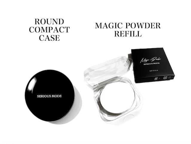 ROUND COMPACT CASE+MAGIC POWDER リフィル