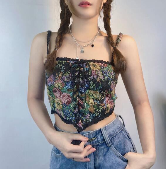 新作 レディース トップス ベスト キャミソール インナー 下着 フレンチ風 人気