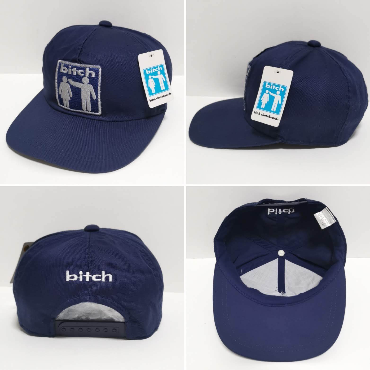 送料無料 90s bitch skateboards ビッチ 6パネル キャップ CAP 
