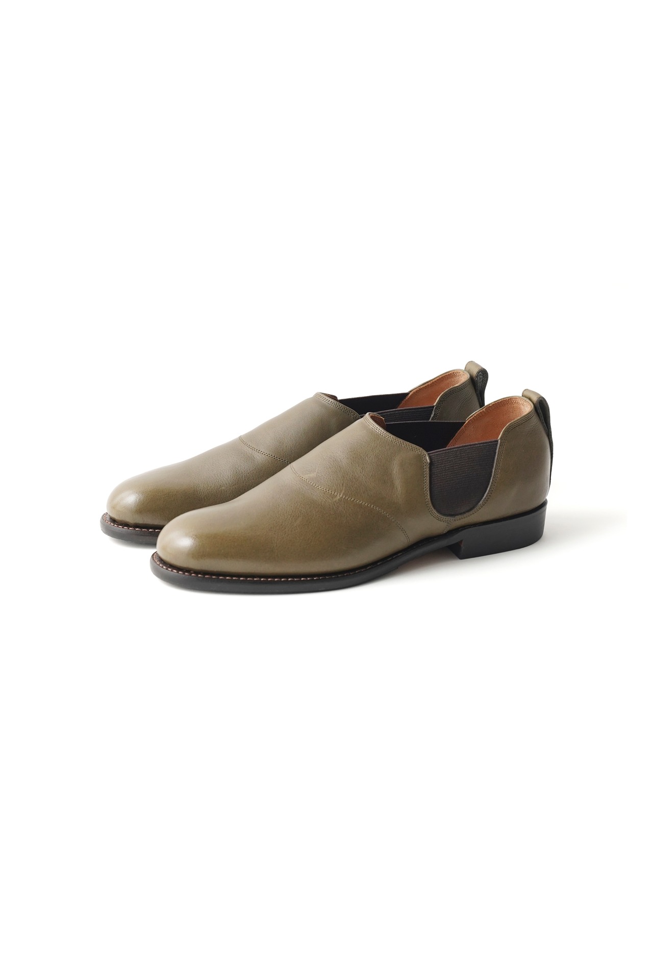 OLD JOE / "The Gardner" ARTISAN LEATHER SIDE-GORE SHOES