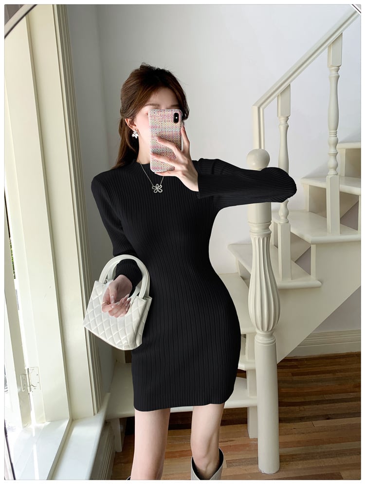 dress】ニットワンピース M25329 | nanastyle