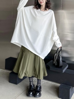 Bat sleeve over T-shirt 2color [T1175]