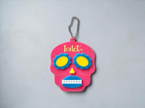 MAYUBONNE ドアプレート　toilet skull