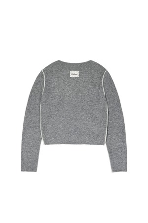 [DEINET] LINE POINT KNIT IN CHARCOAL 正規品 韓国ブランド 韓国通販 韓国代行 韓国ファッション デイネット ダイニット 日本 店舗