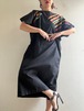 70-80s Vintage Line  Design Cotton Dress
