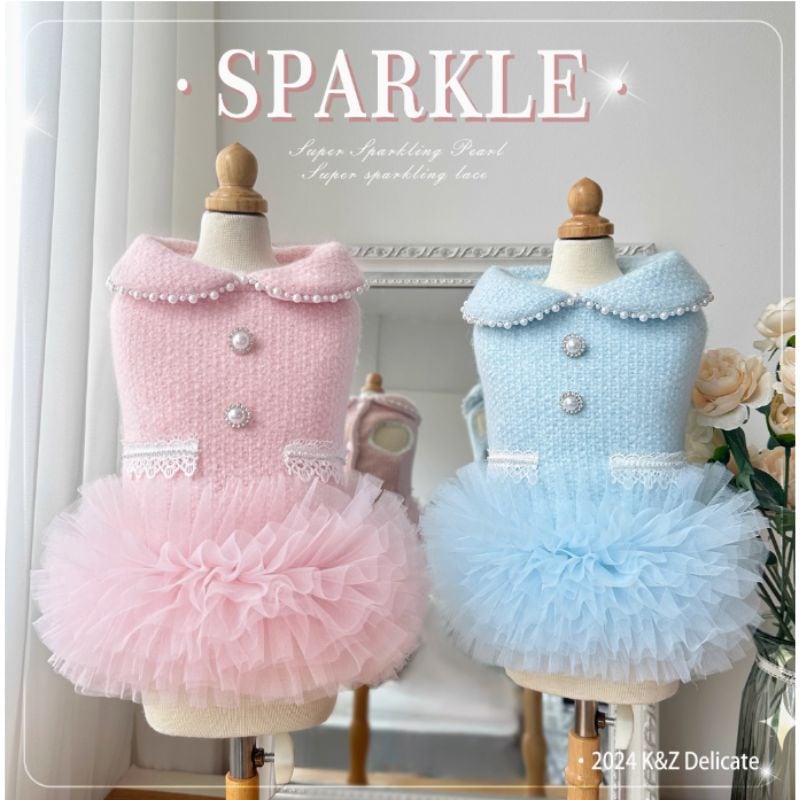 ボリューミーチュチュのワンピース 犬服 00540