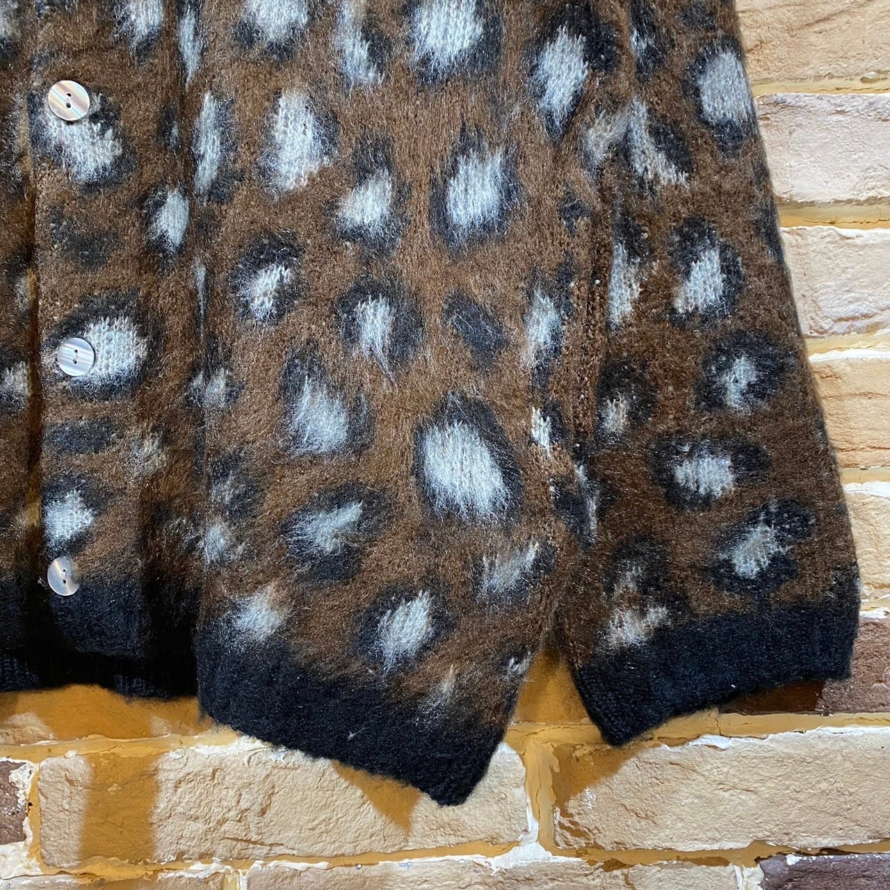 UNIVERD72 / MOHAIR TOUCH CARDIGAN〝LEOPARD〟』 | RUBBER DUCK