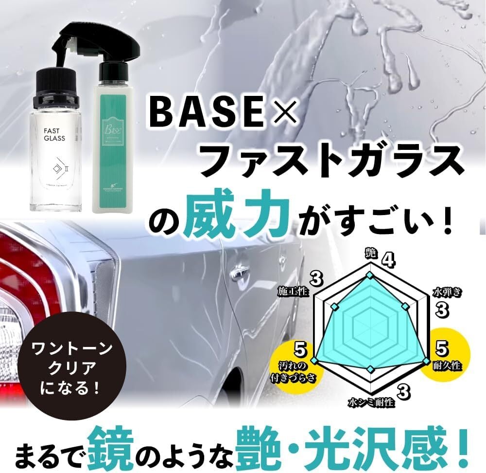 ながら洗車】 ファストガラス BASEセット 『DIY決定版 2時間スピード