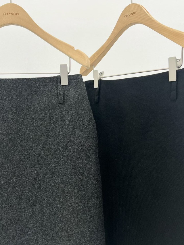 (予約) verveine / Luzé wool midi skirt 2color