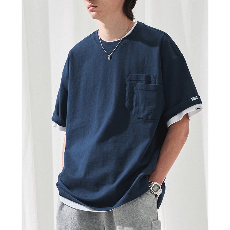 ★HEAVY WEIGHT DROPPED SHOULDER HALF SLEEVES　　　A0482