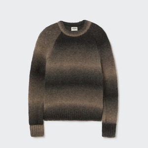 ＜COZMO＞グラデーション ニット Soft Dyed Tricot Sweater(Brown)