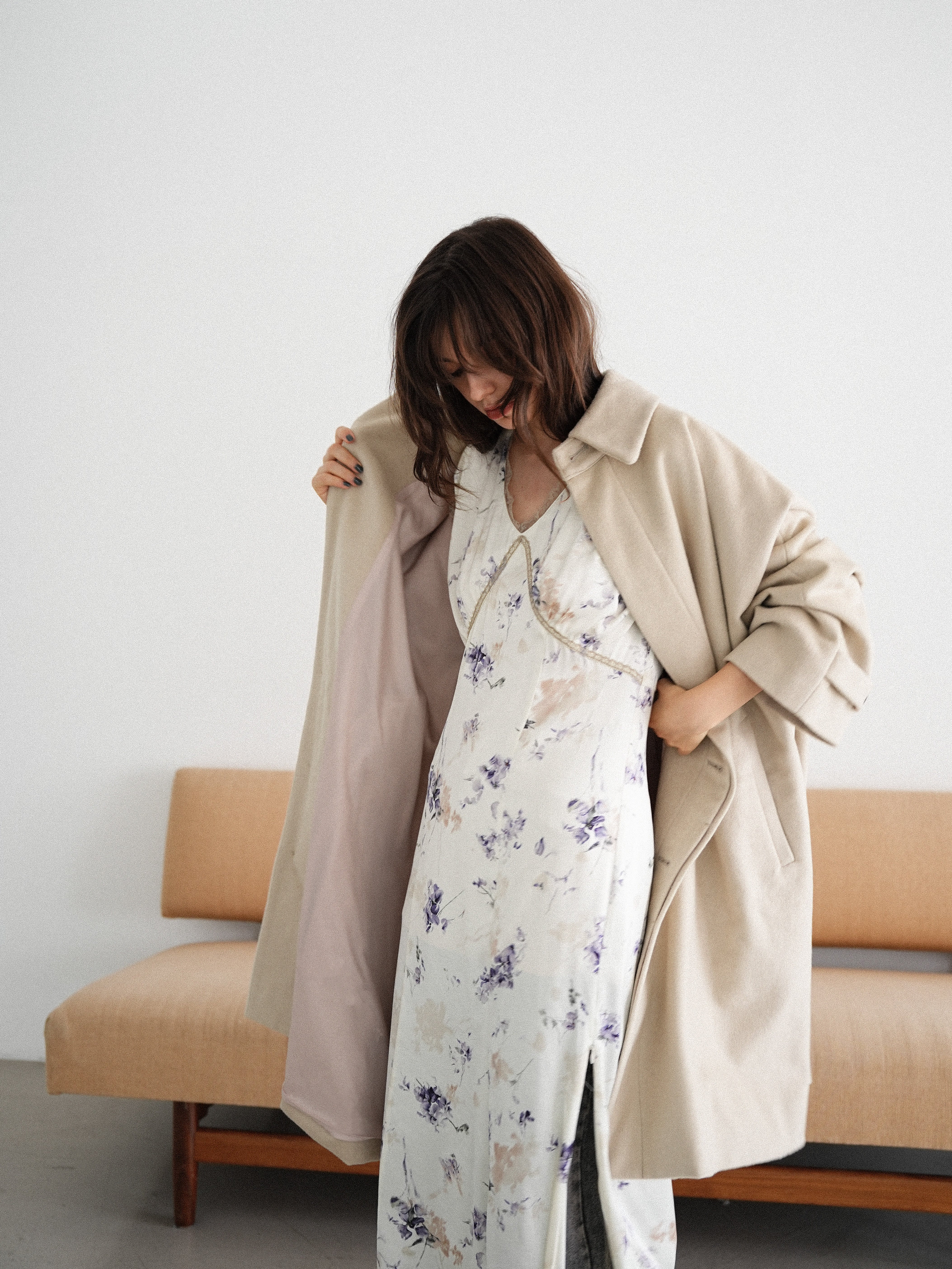 tent silhouette middle coat | Katrin TOKYO