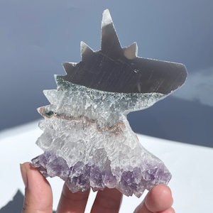 アゲート×アメジスト ユニコーン04◇ Agate× Amethyst ◇天然石・鉱物・パワーストーン