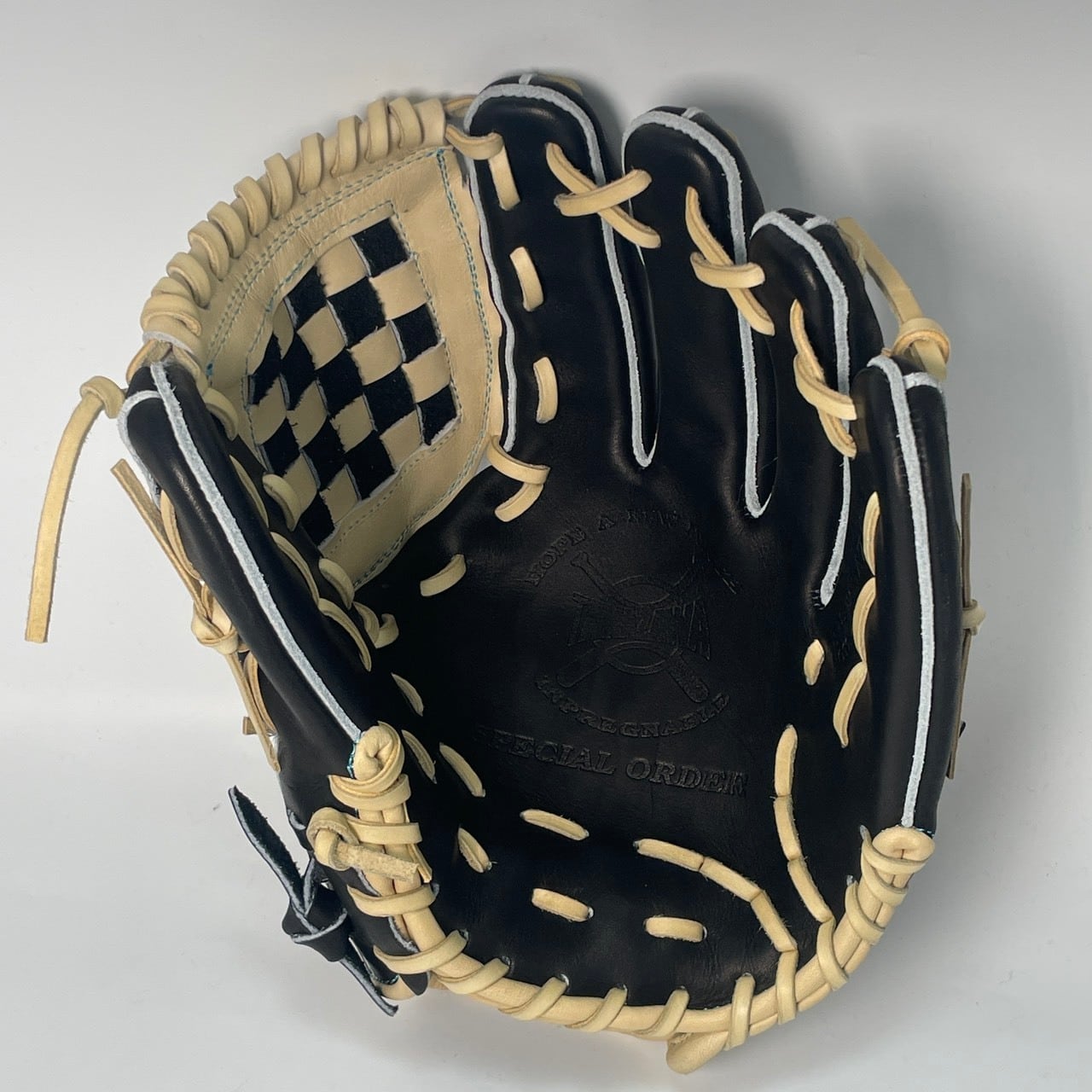 【軟式】玉澤 内野グローブ 50AD型(本体:ブラック 紐:タン)タマザワ_03