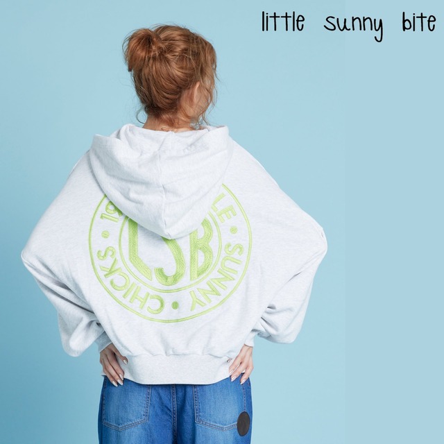 【Little sunny bite】LSB logo zip parker