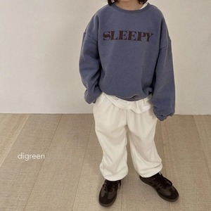 【Digreen ディグリーン】 sleepyトレーナー(color:blue)【231101d】