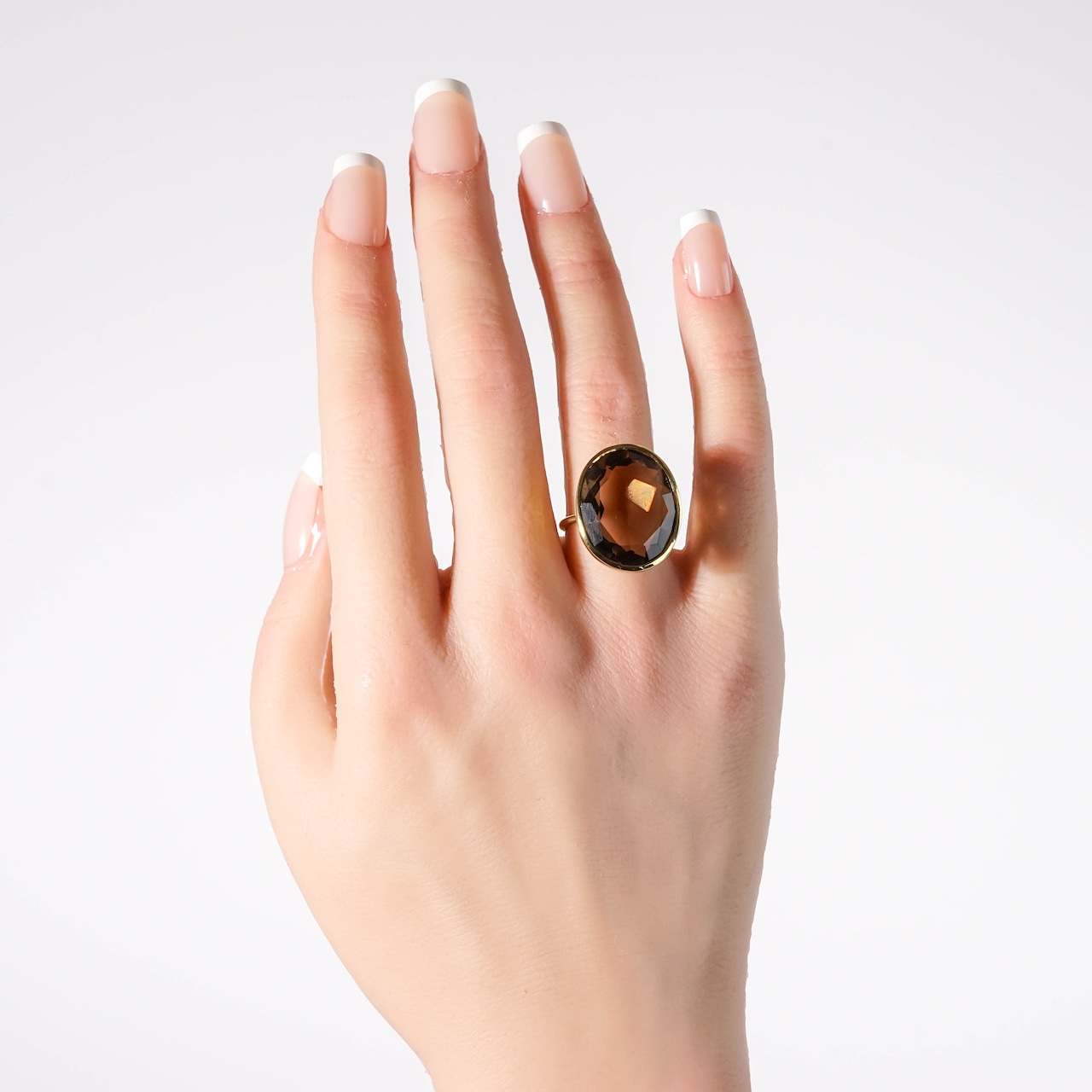 【11号】スモーキークォーツ リング(グラン)