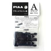 PIAA(ピア) ワイパーブレード 雪用 フラットシリコートスノー用(FSS品番) 輸入車用ワイパーアーム取付用 Aクリップ 2個入 FYH-A