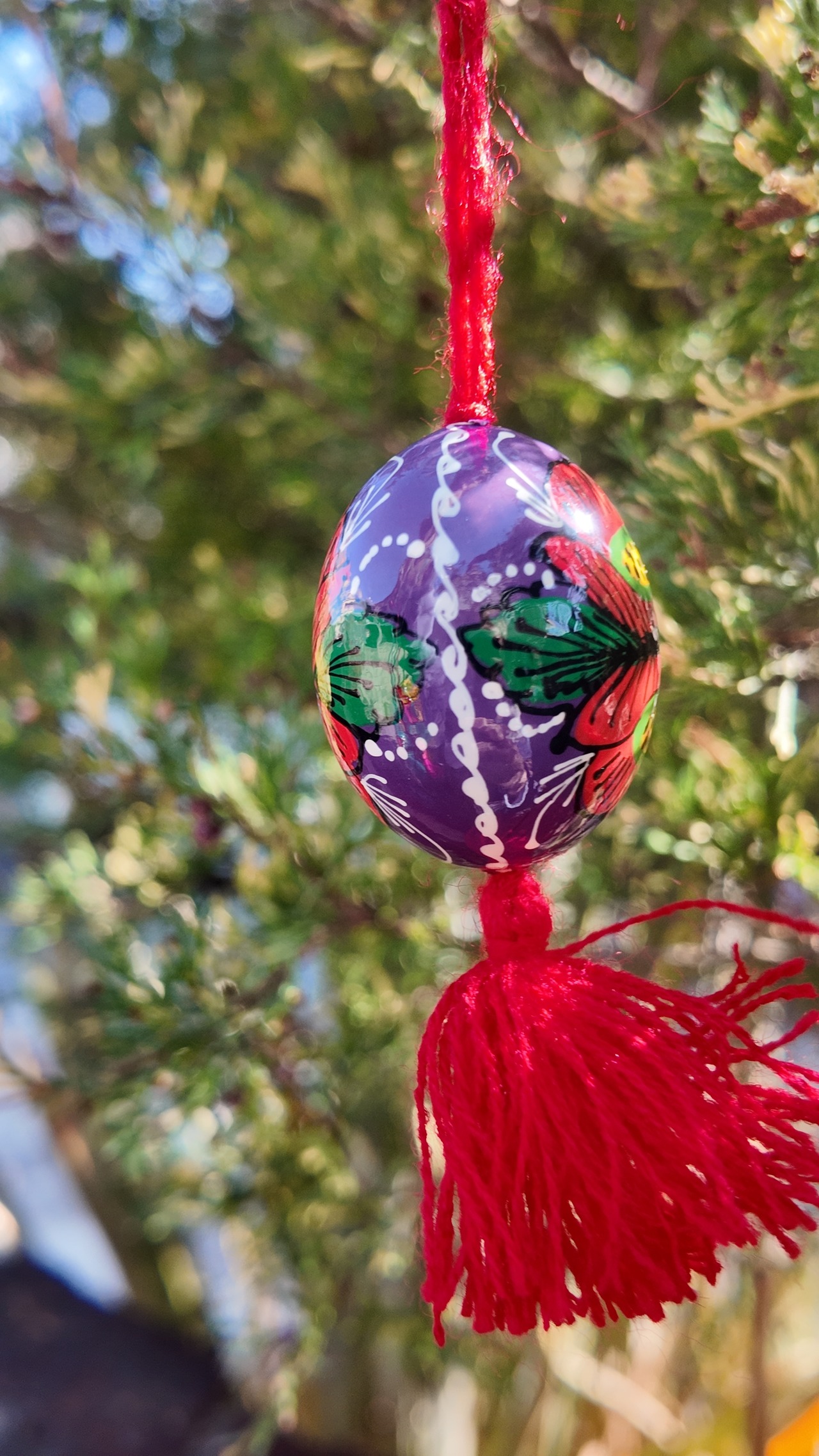 装飾用木製プィサンカ　小（イースターエッグ）　コロミヤモデル　 - 4