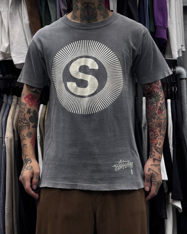 【Special!!】80’s~90’s old stussy S Design Tee “黒タグ” “エラー個体(タグ逆)” 【高円寺本店】