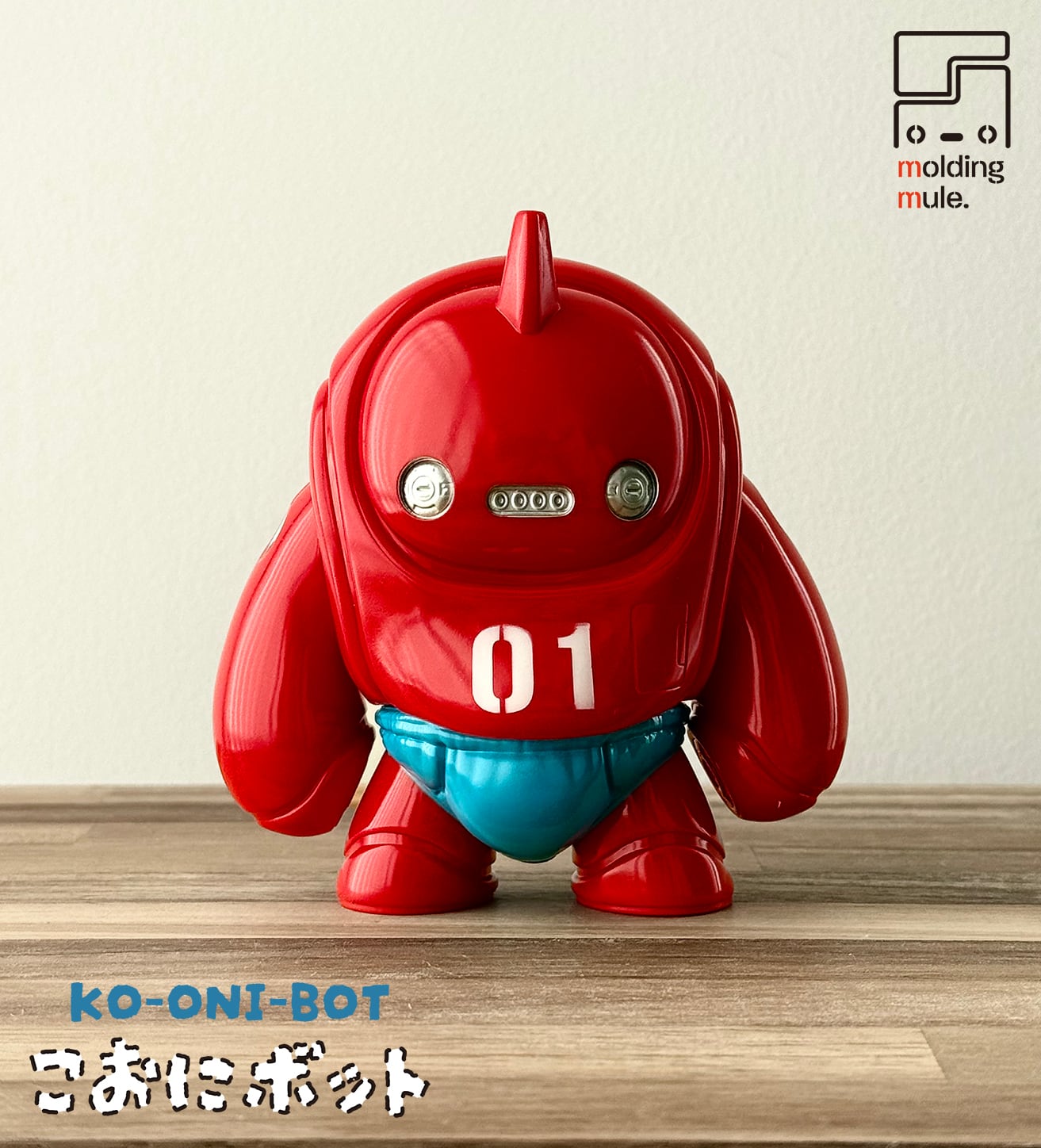 Molding mule こおにボット 試作00号　(クリア)一つおに Molding mule こおにボット 試作00号(クリア)2体セット