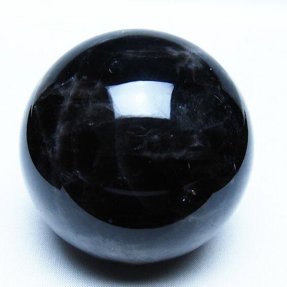 モリオン 黒水晶 丸玉 69mm スフィア 一点物 151-9225