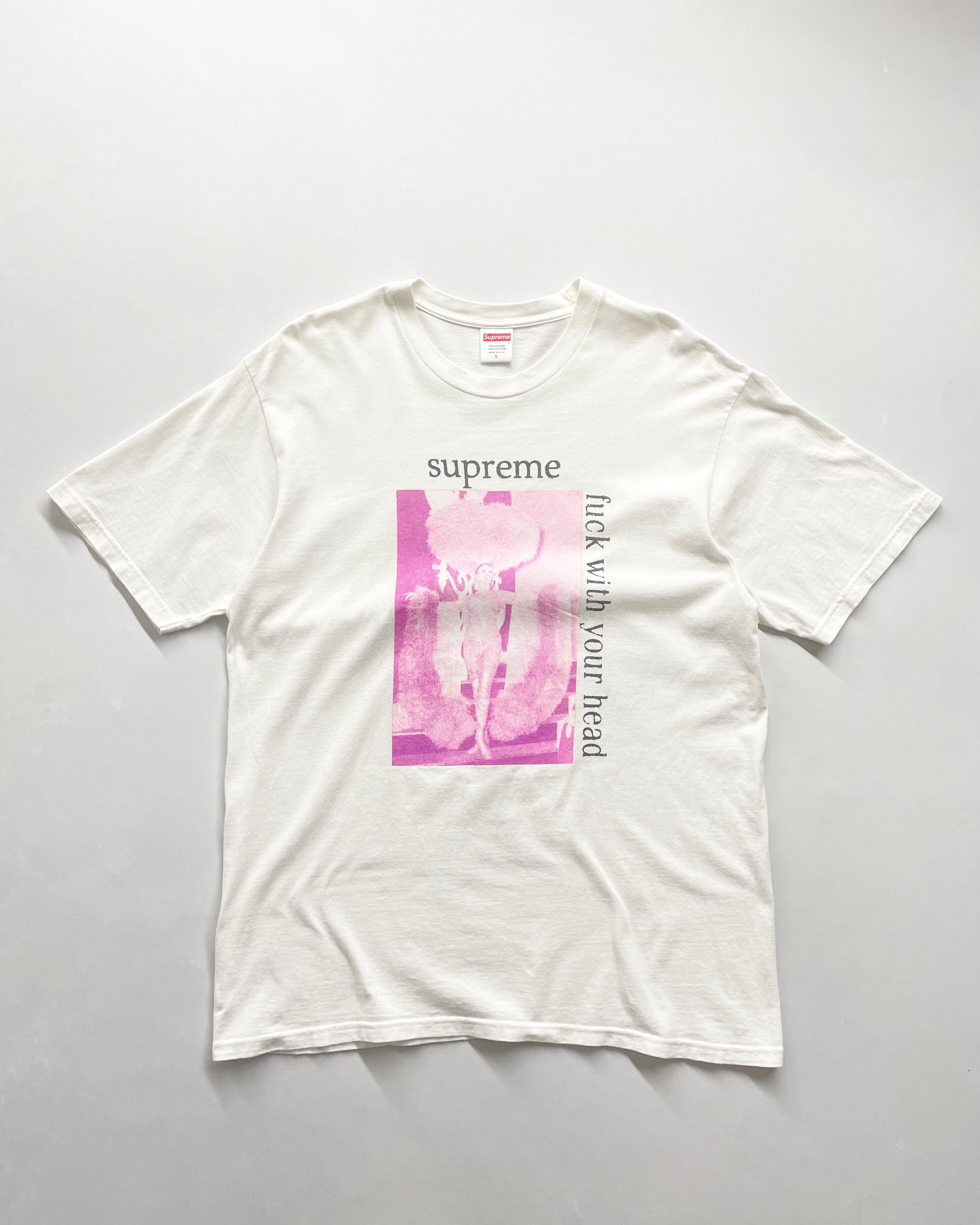 17AW SUPREME ”fuck with your head" Tee USA製