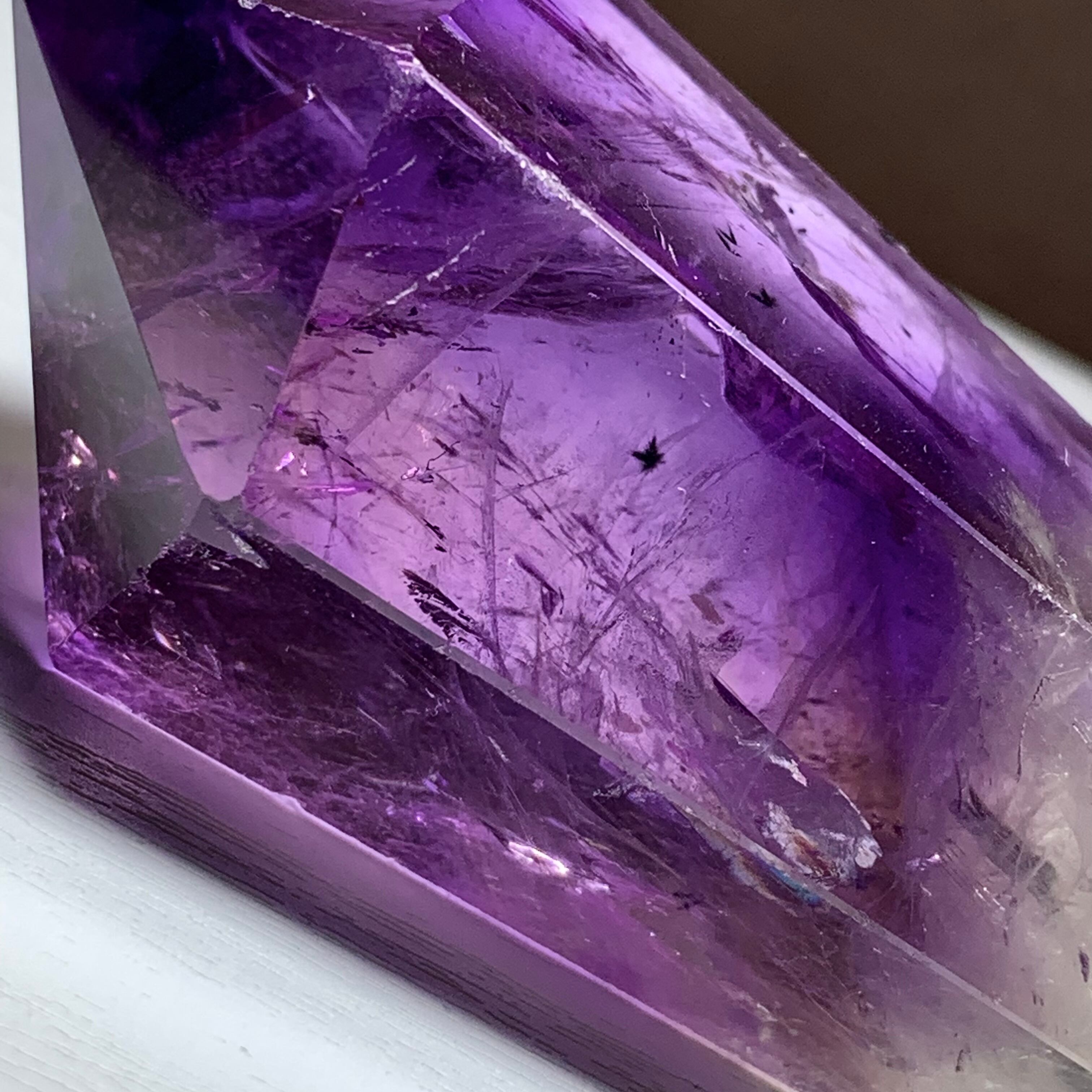 ロマネシュ鉱入りアメジストワンド