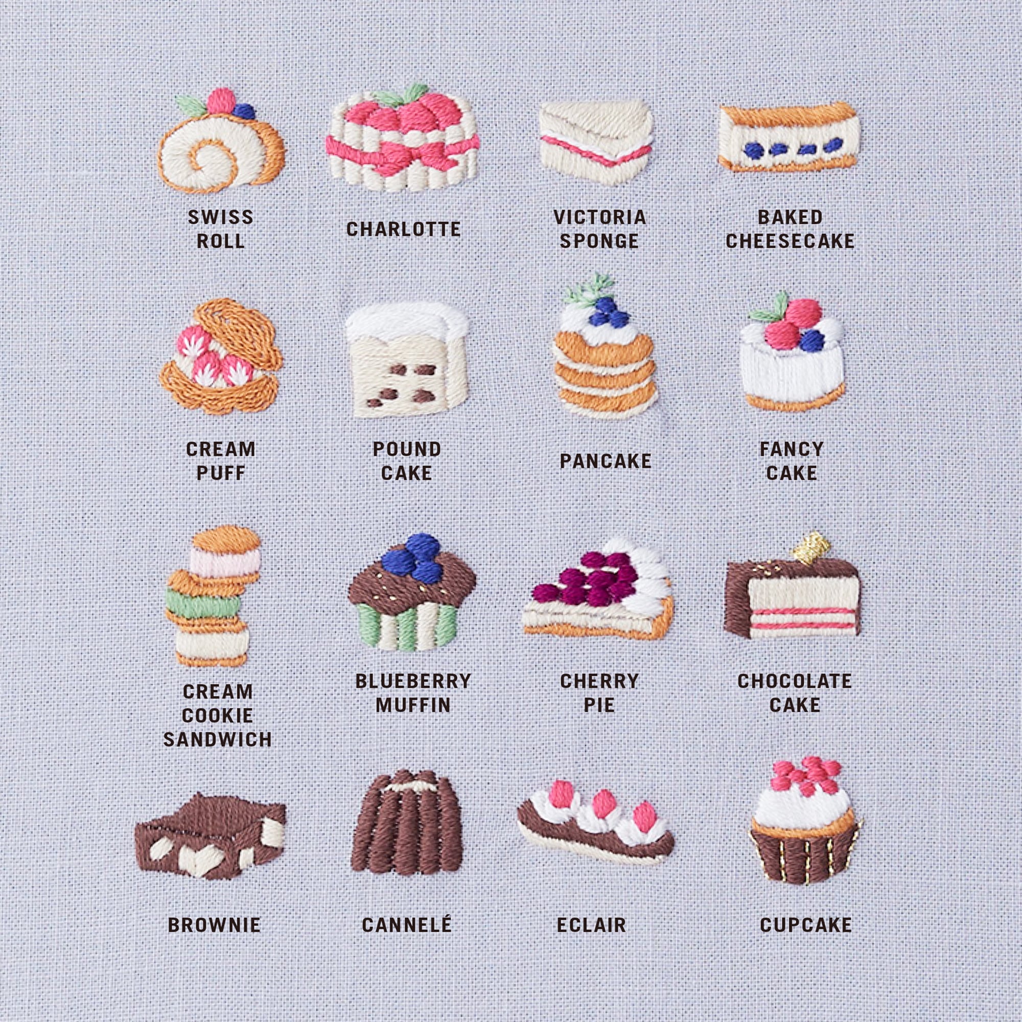 スウィーツアイコン』刺繍キット | Net store アンナとラパン