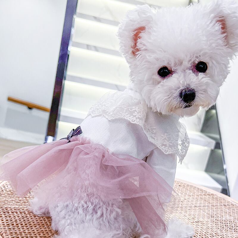 ドッグウェア◇犬服◇犬◇猫◇ワンピース◇フリル◇ピンク◇ドレス