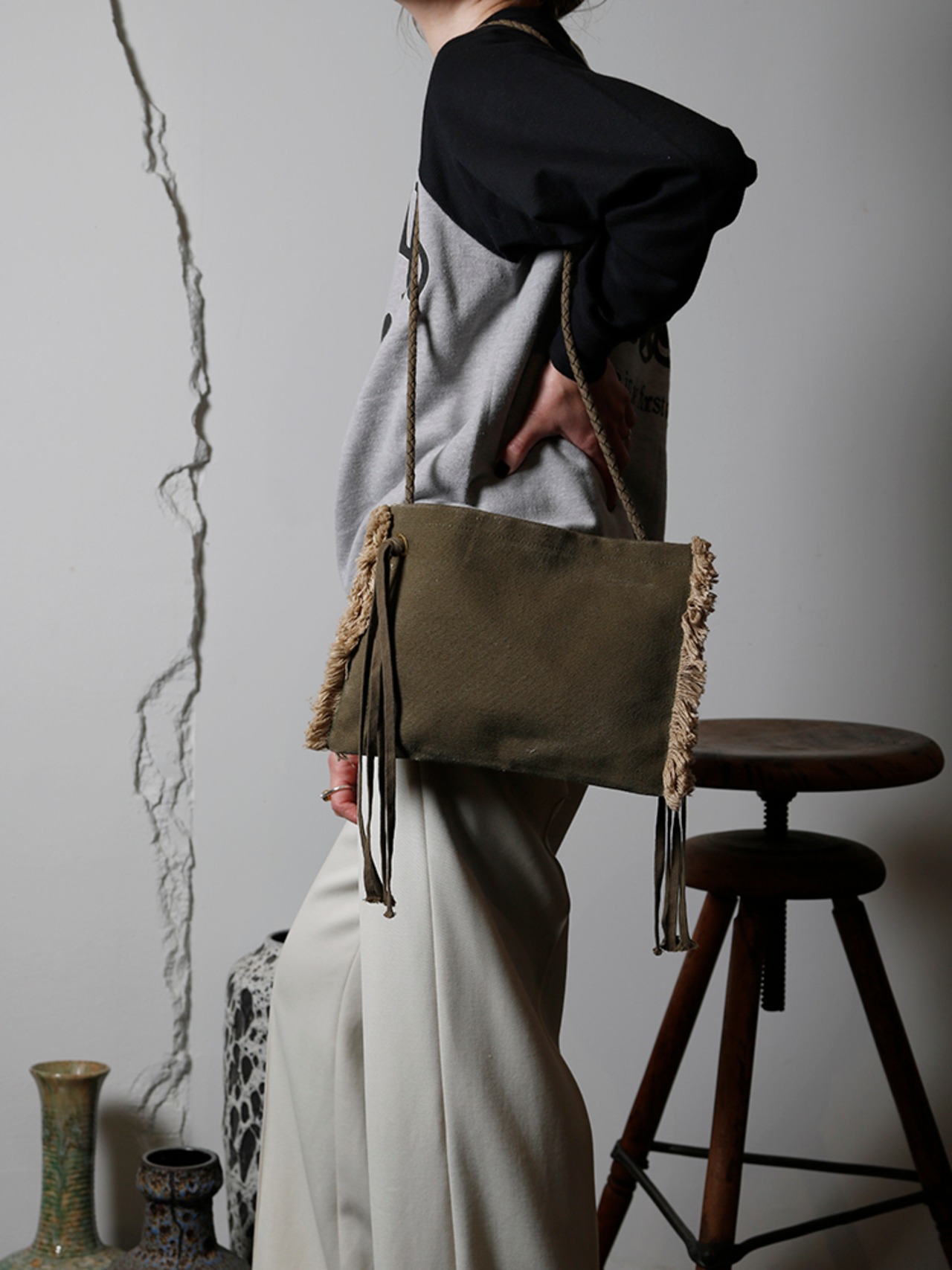 FIMY Small / Shoulder Bag - Vtg Military Fabrics