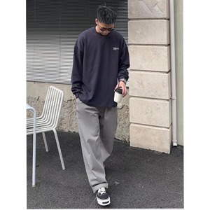 Minimal logo crewneck tee 1074