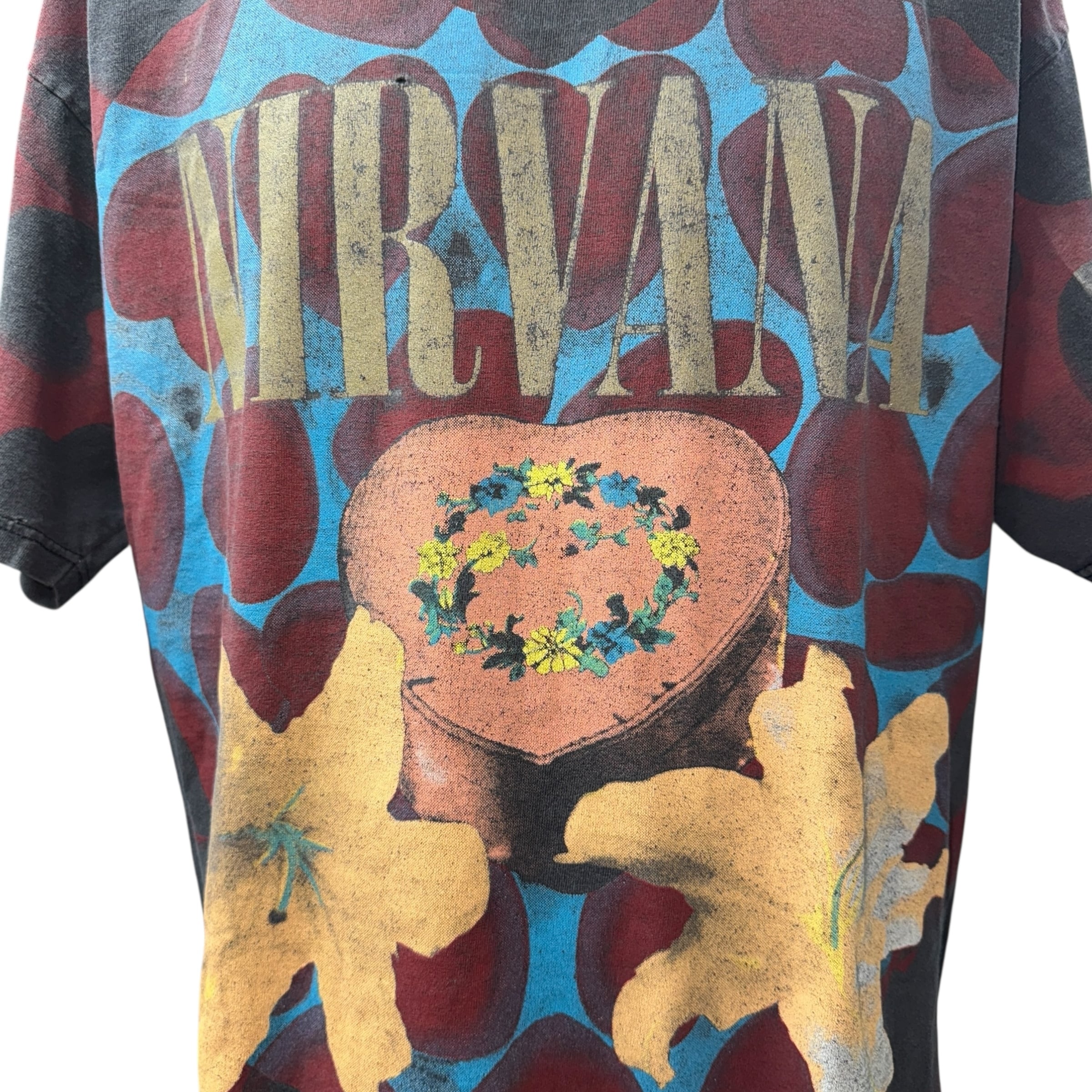 NIRVANA】ニルヴァーナ 90s オリジナル HEART SHAPED BOX Tシャツ