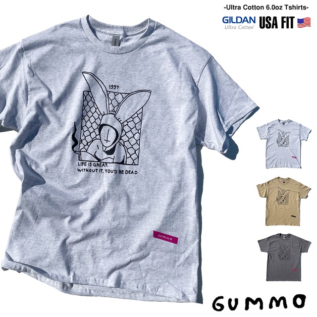 GUMMO 1997 「LIFE IS GREAT. WITHOUT IT,YOU'D BE DEAD」ガンモ  映画Tシャツ 90s カルトムービー【GILDAN USA】 2000-gummo-1997