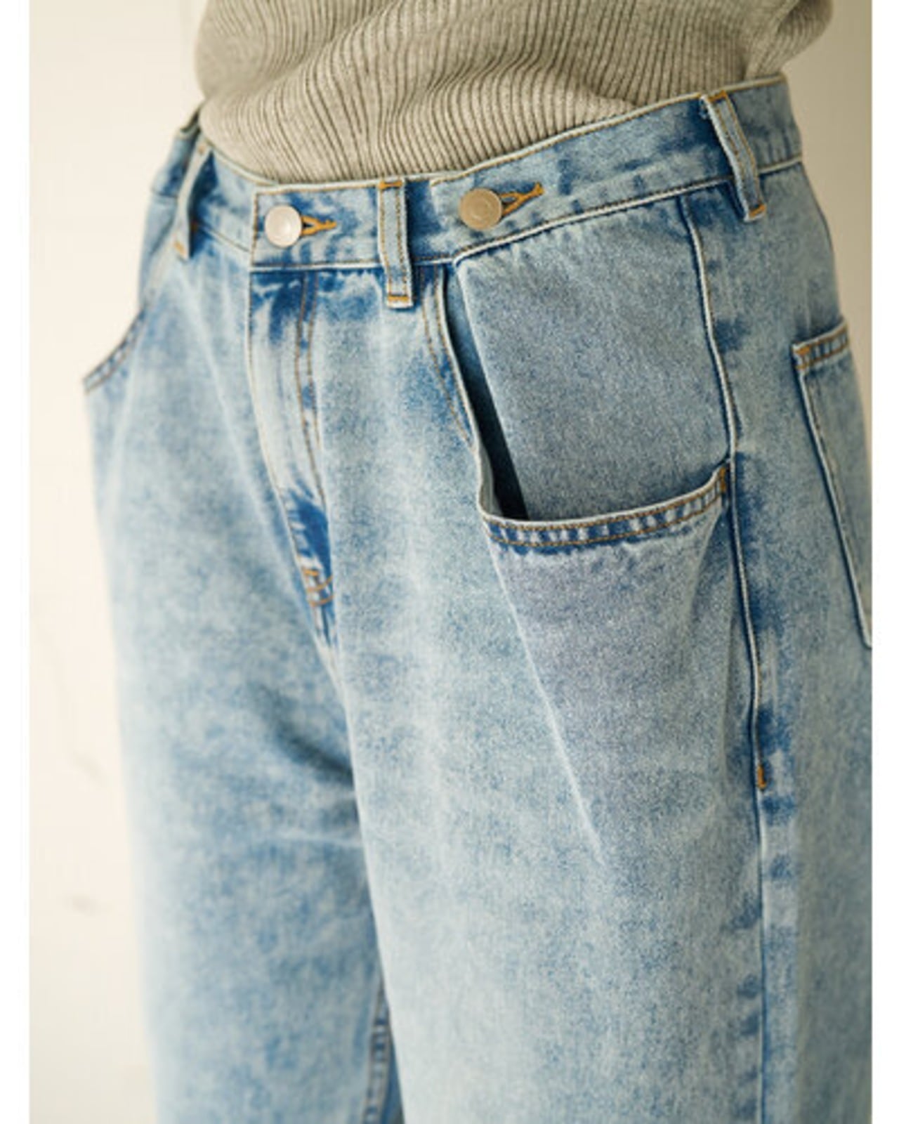 YENN 】 TUCK BELT DENIM PANTS | valance 福井｜レディース セレクト