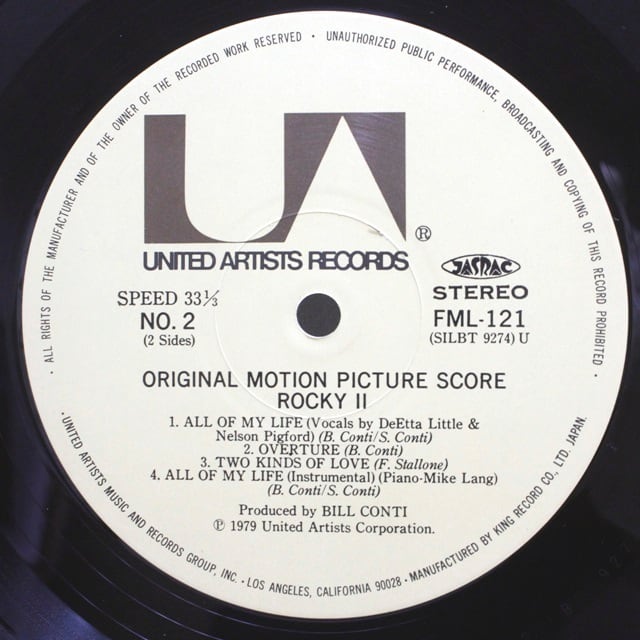 Bill Conti / Rocky II (Original Motion Picture Score) [FML 121] - 画像4