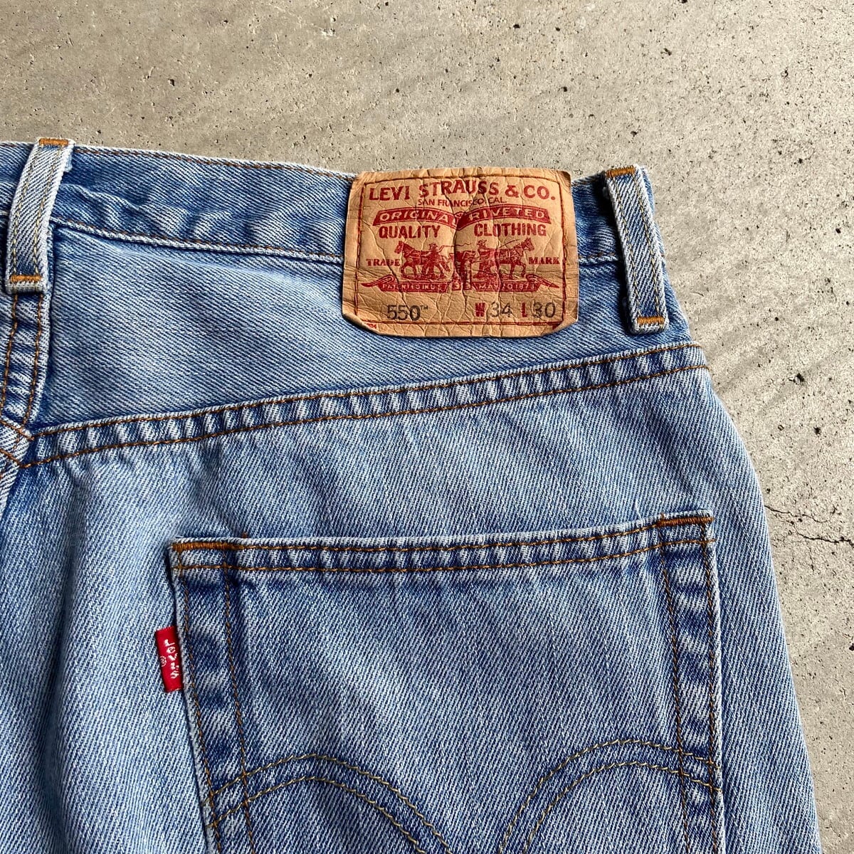 W34 L30 90's Levi's 550 リラックス バギー デニム 【公式通販】