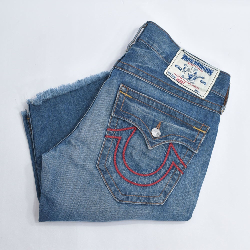 00s～ USA製 True Religion トゥルーレリジョン カットオフ デザイン
