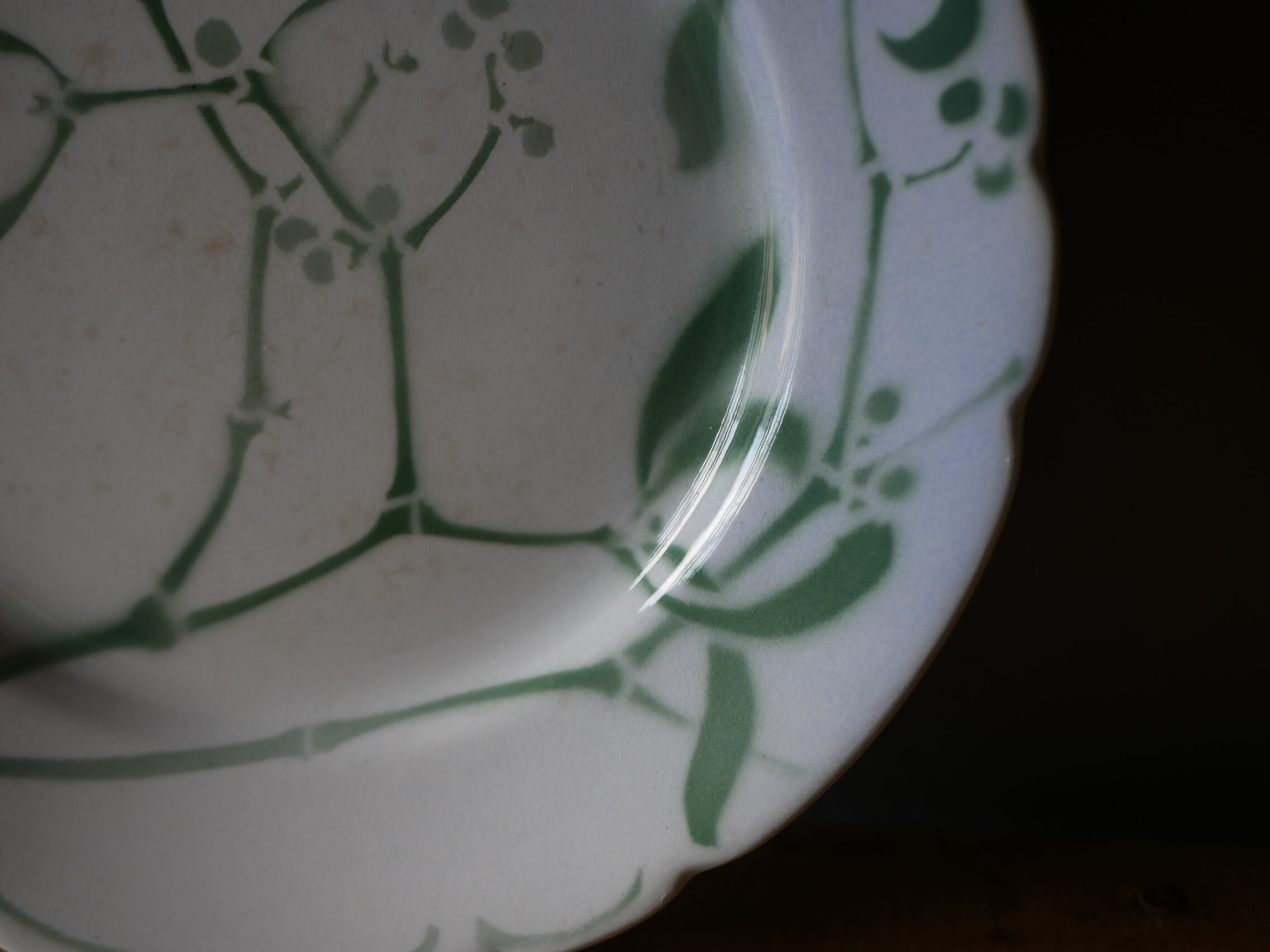 No.1 / No.2 ヤドリギ 宿り木 プレート フランスアンティーク