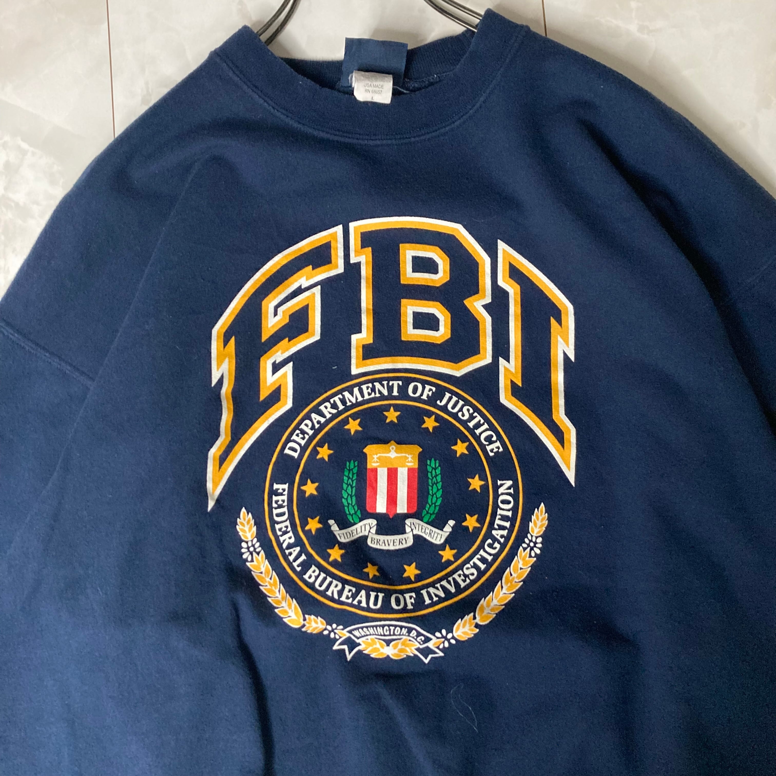 FBI スウェット L プリント | 古着屋OLDGREEN