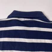 POLO Ralph Lauren ポロラルフローレン ビッグポニー ナンバリング 半袖ポロシャツ L(14-16)/ネイビーホワイト