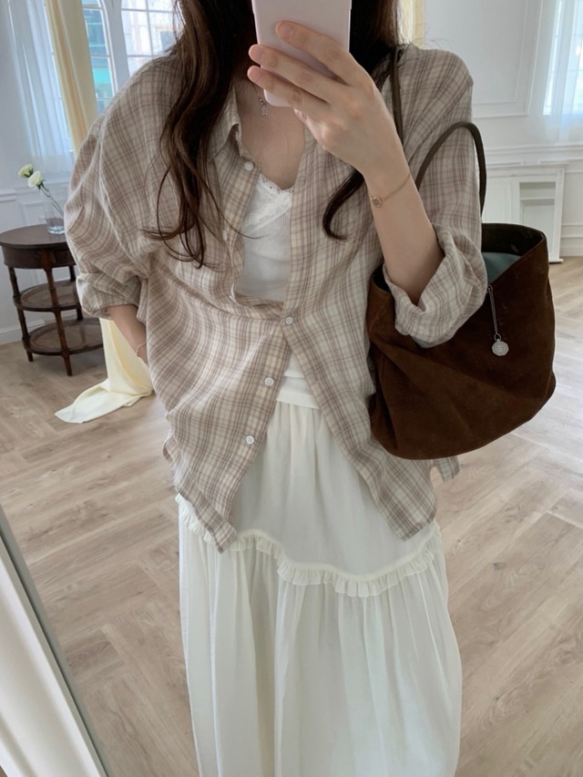 (予約)P.Y.T / Betty Check Shirt / 3color