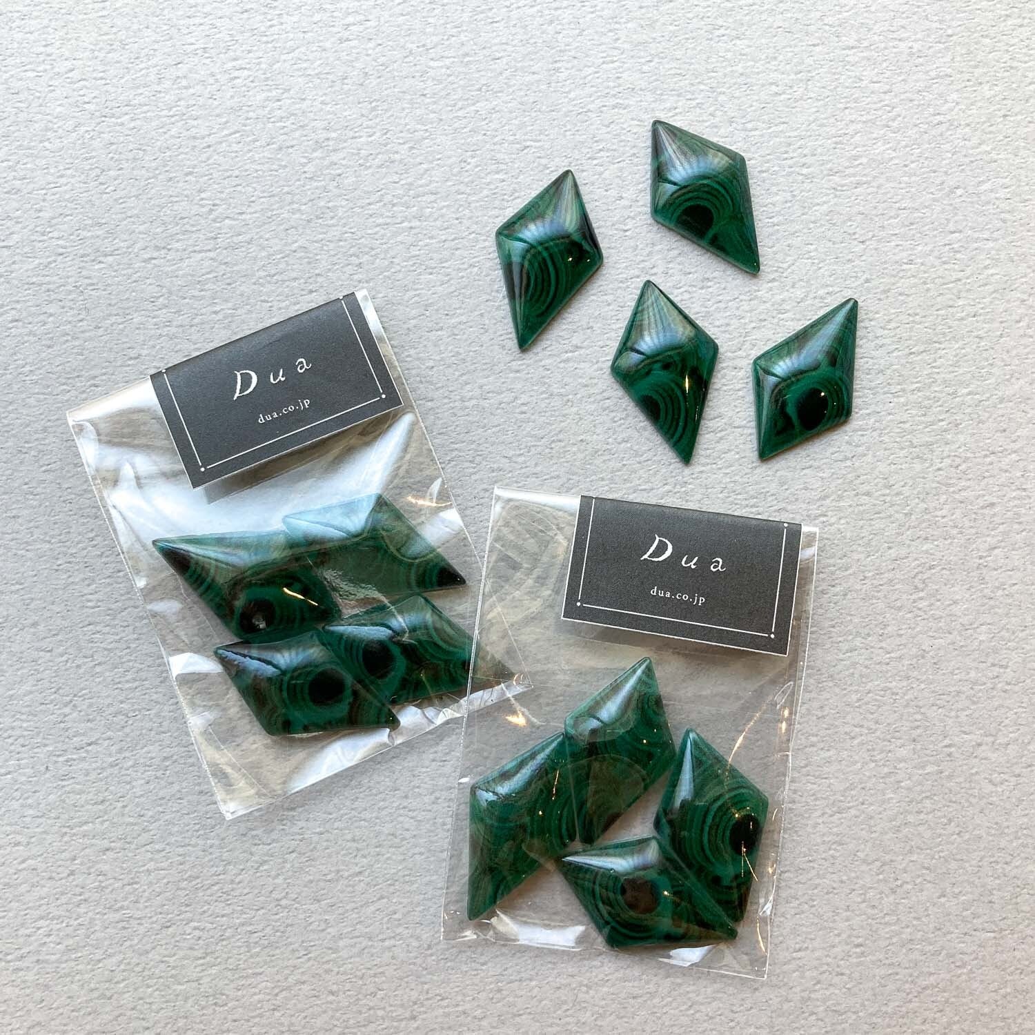 大理石風ひし形カボション(4p)