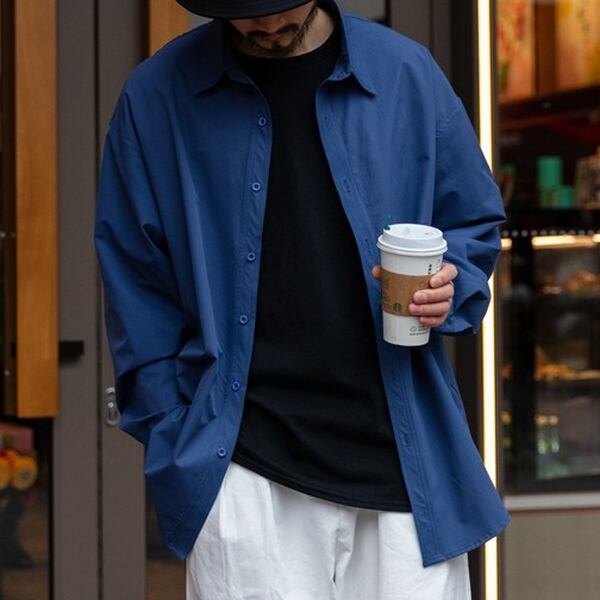 オーバーサイズカジュアルシャツ vi1117